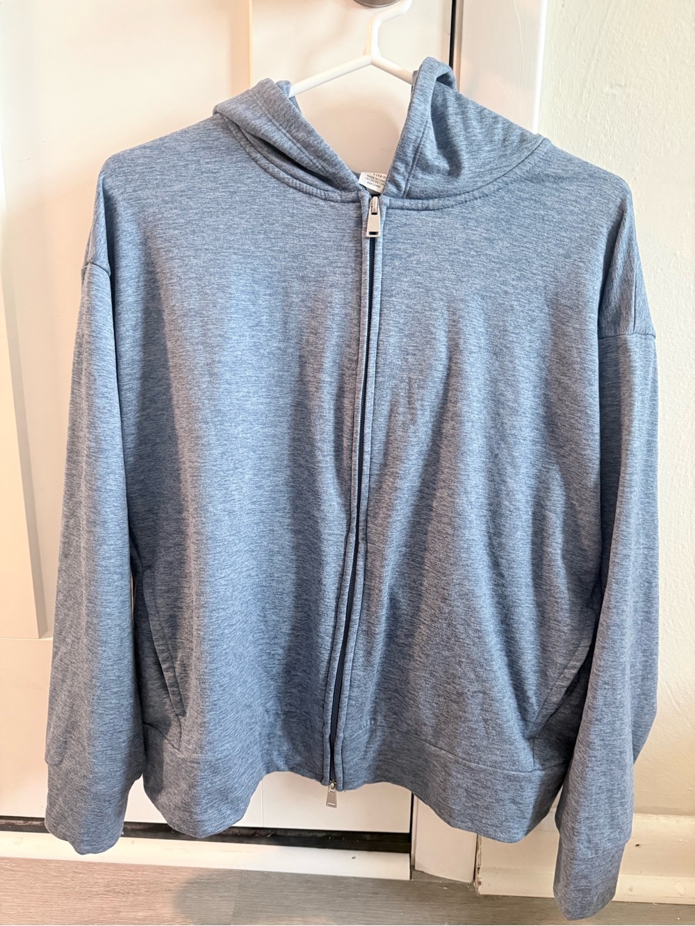 Athletic Works Heathered Blue Hoodie with Hood